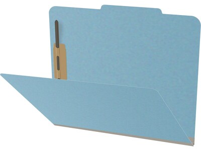 Medical Arts Press Pressboard Classification Folder, 2 Expansion, Letter Size, Blue, 25/Box (DV-T42-02-3BLU)