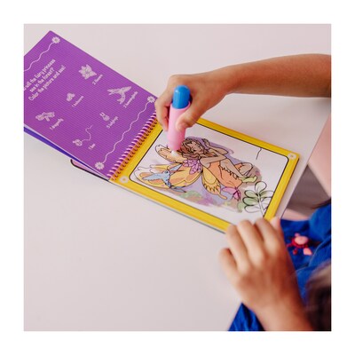 Melissa & Doug On the Go Water Wow! Reusable Water-Reveal Coloring Book, Fairy Tale, 48/Pack (9415)