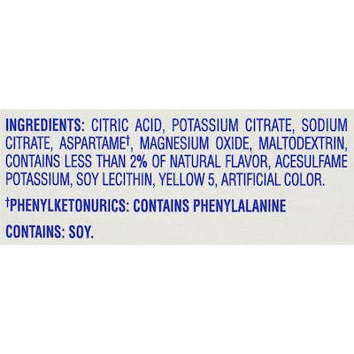 Crystal Light On The Go Natural Lemonade Drink Mix, 0.17 oz., 30/Box (00796)