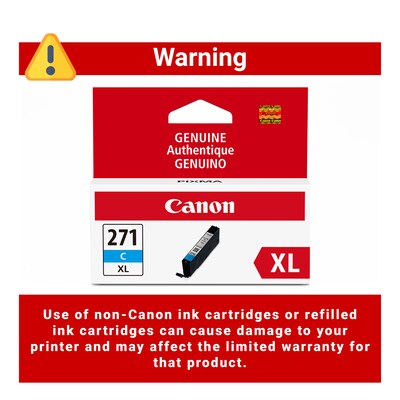 Canon 271 Cyan High Yield Ink Cartridge (0337C001)
