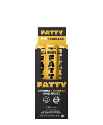 FATTY OG + Cheddar Smoked Beef Meat Stick, 2 oz., 20/Box (GOV59822)