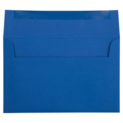 JAM Paper A10 Invitation Envelope 6 x 9 1/2, Presidential Blue, 25/Pack (563916912)