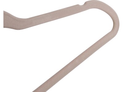 Honey-Can-Do Metal Slim-Profile Nonslip Velvet Hanger, Dusty Pink, 35/Pack (HNG-09733)