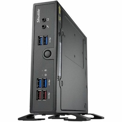 Shuttle XPC Slim Barebone Desktop Computer, Intel Celeron 730 (DS50U)