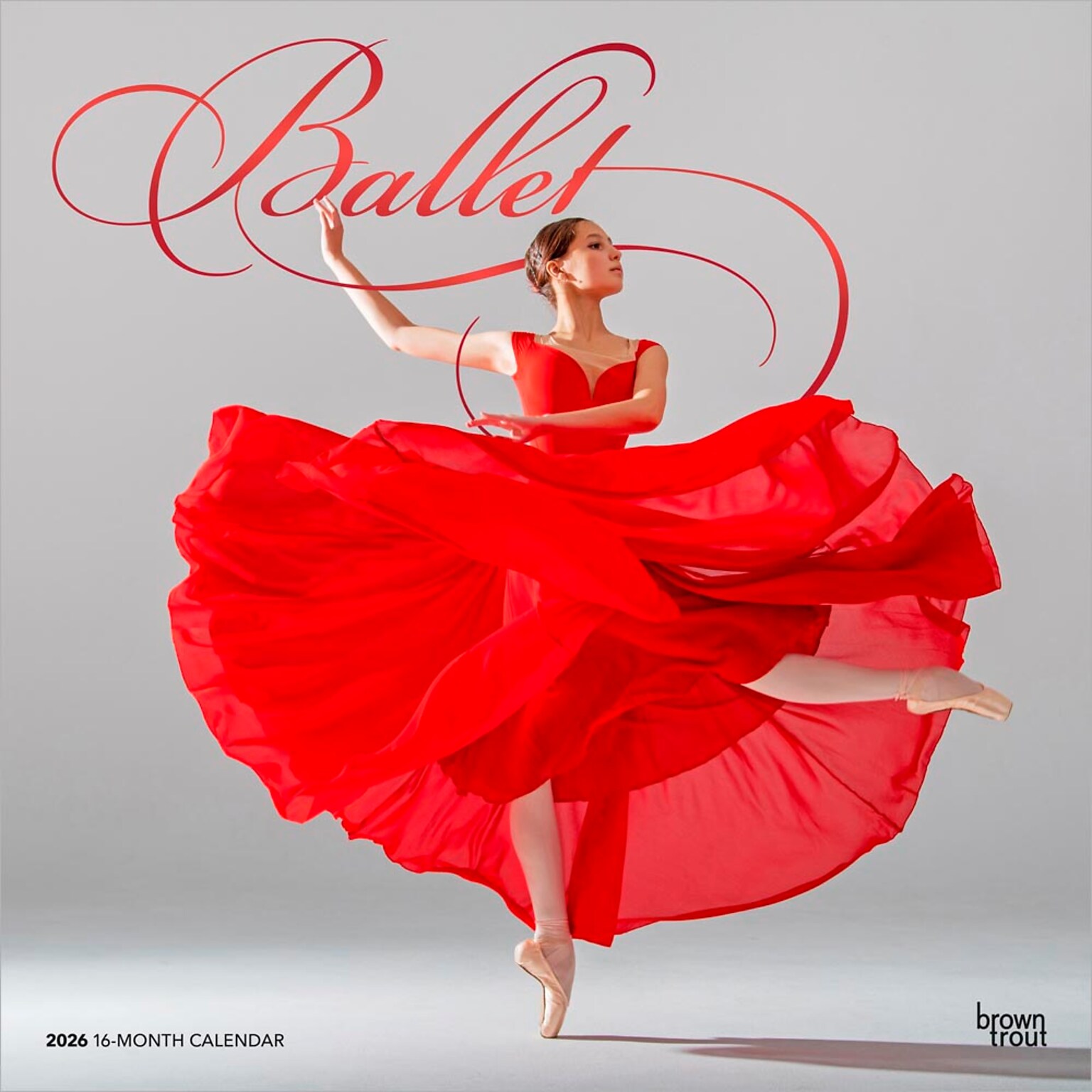 2026 BrownTrout Ballet 12 x 12 Monthly Wall Calendar (9798330702305)