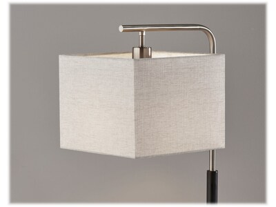 Adesso Flora Incandescent Table Lamp, Metal/Brushed Steel (4182-22)