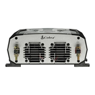 Cobra PRO 1500W Professional-Grade Power Inverter with 2 USB Ports, 4-Outlets, Black & Gray (CPI1500W)