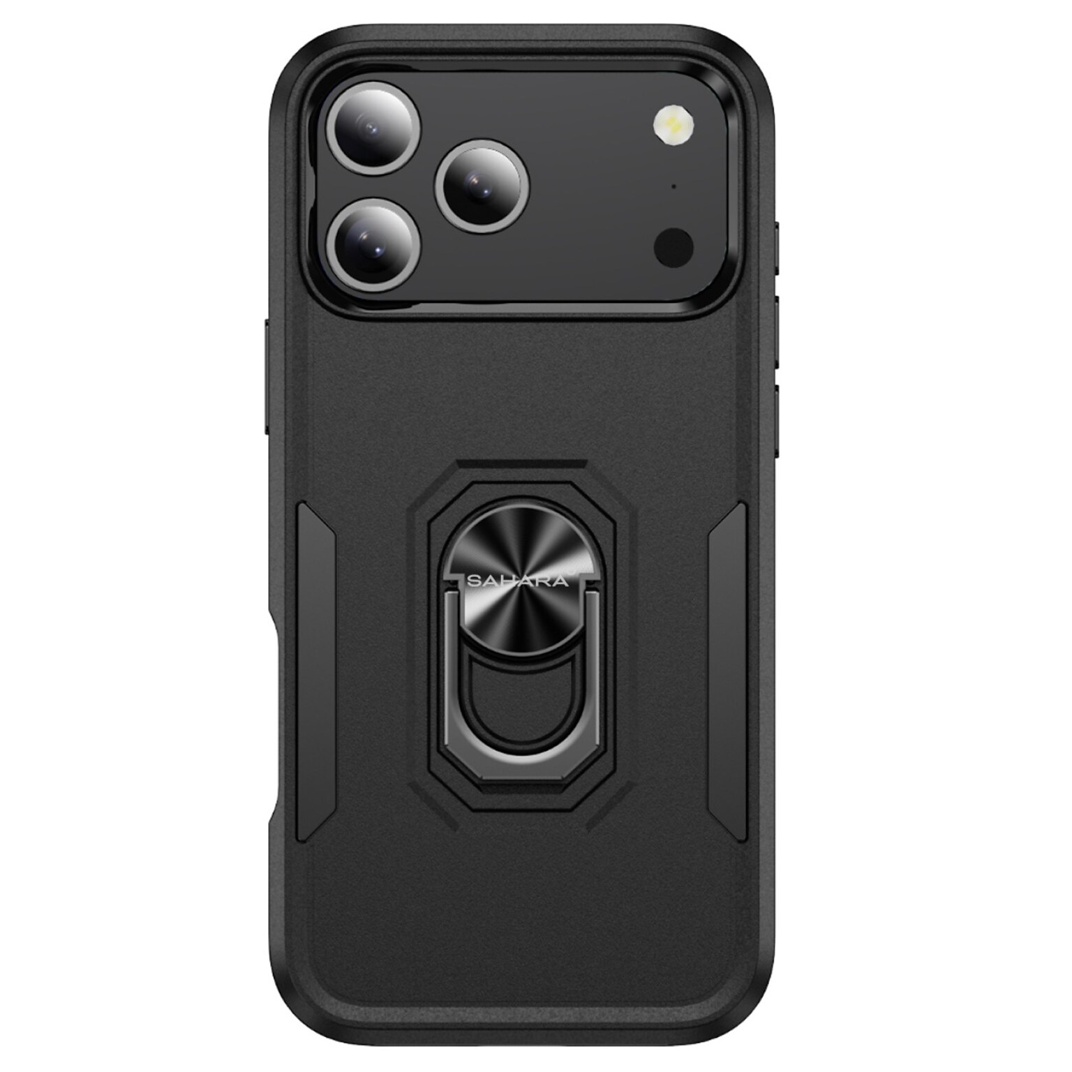SaharaCase Raider Series Heavy Duty Phone Case for iPhone 17 Pro Max, Shock Absorbing, Black (CP00994)