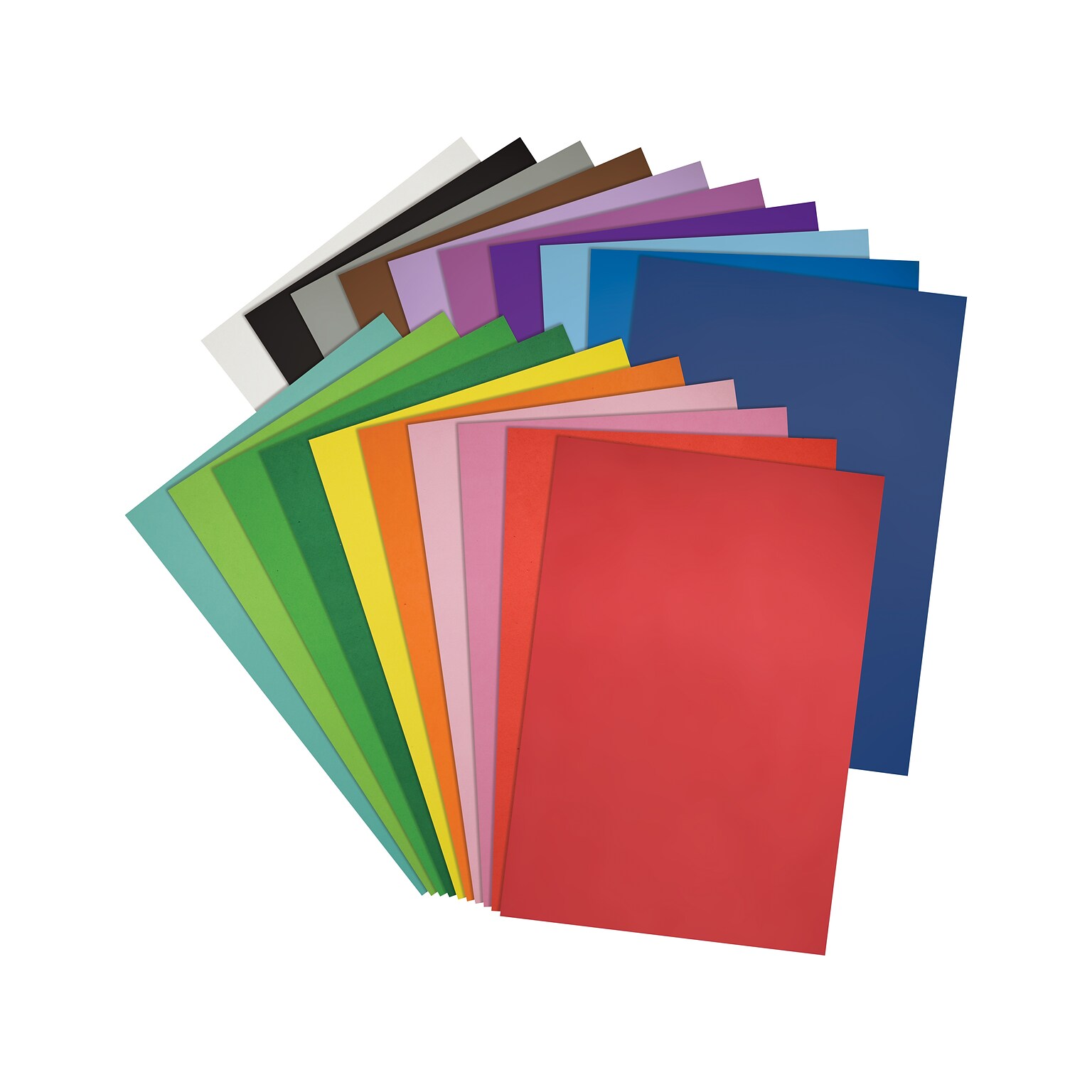 Better Office EVA Foam Sheets, Assorted Colors, 20/Pack (01299)