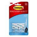 Command Small Wire Hooks, Clear, 3 Hooks (17067CLR-ES)