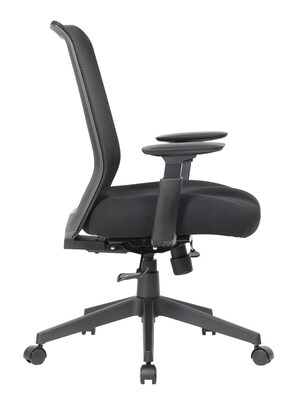 Boss Office Products Ergonomic Mesh Swivel Task Chair, Black (B6568-BK)