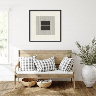 Amanti Art Paper Object No 6 by The MIUUS STUDIO Wood Framed Wall Art Print, 33" x 33" (A42675549478)