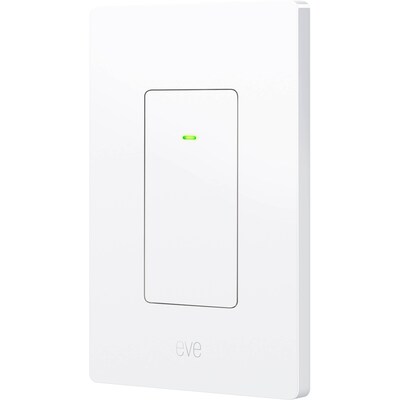 Eve Systems Apple HomeKit Smart Touch Light Switch, White (10ECE4151)