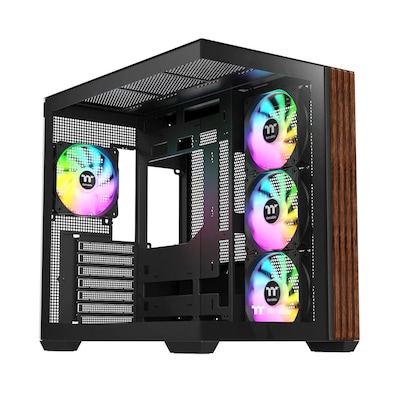Thermaltake View 380 WS ARGB ATX Mid-Tower Computer Case, Black (CA-1Z2-00M1WN-WS)