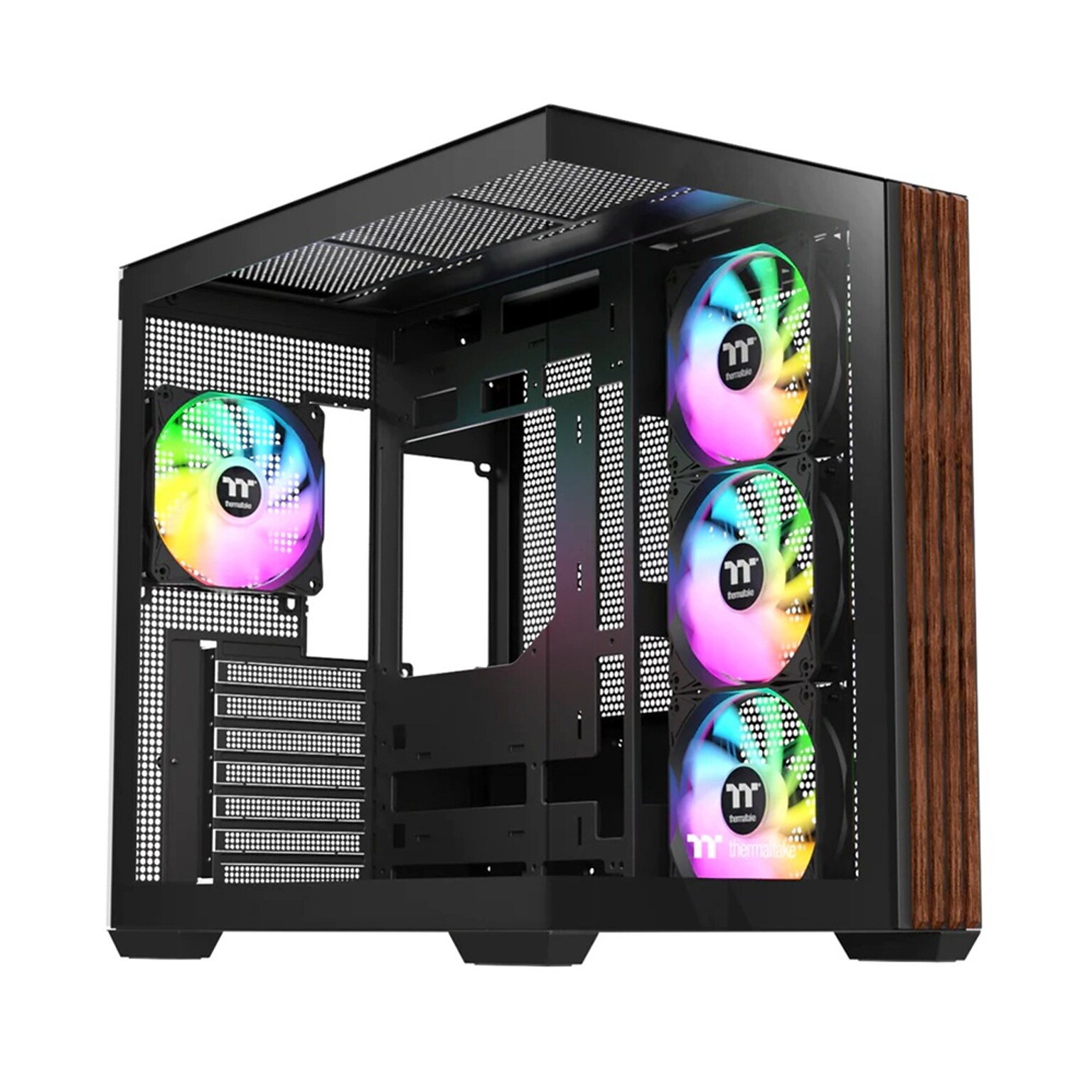Thermaltake View 380 WS ARGB ATX Mid-Tower Computer Case, Black (CA-1Z2-00M1WN-WS)