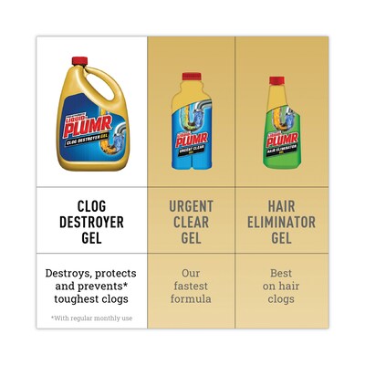 Liquid Plumr® Clog Destroyer + PipeGuard, Gel, 80 oz