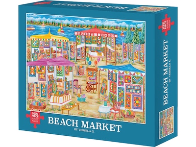 Willow Creek Beach Market 1000-Piece Jigsaw Puzzle (49458)