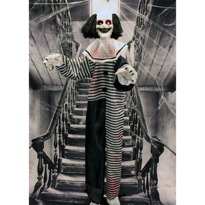 Haunted Hill Farm Life-Size Animatronic Clown (HHCLOWN-11FLSA)