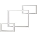 V-Light 6-Shelf Wood Mounted Decorative Unit, 27.4, White (VW161016W)