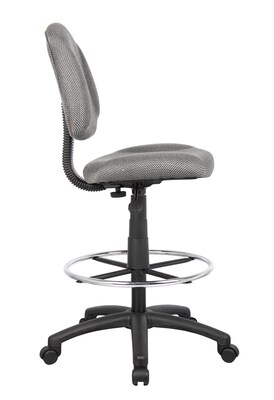 Boss Drafting Stool w/ Footring; Gray