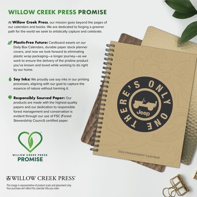 2026 Willow Creek Jeep 6.5" x 8.5" Daily & Monthly Personal Organizer (55250)