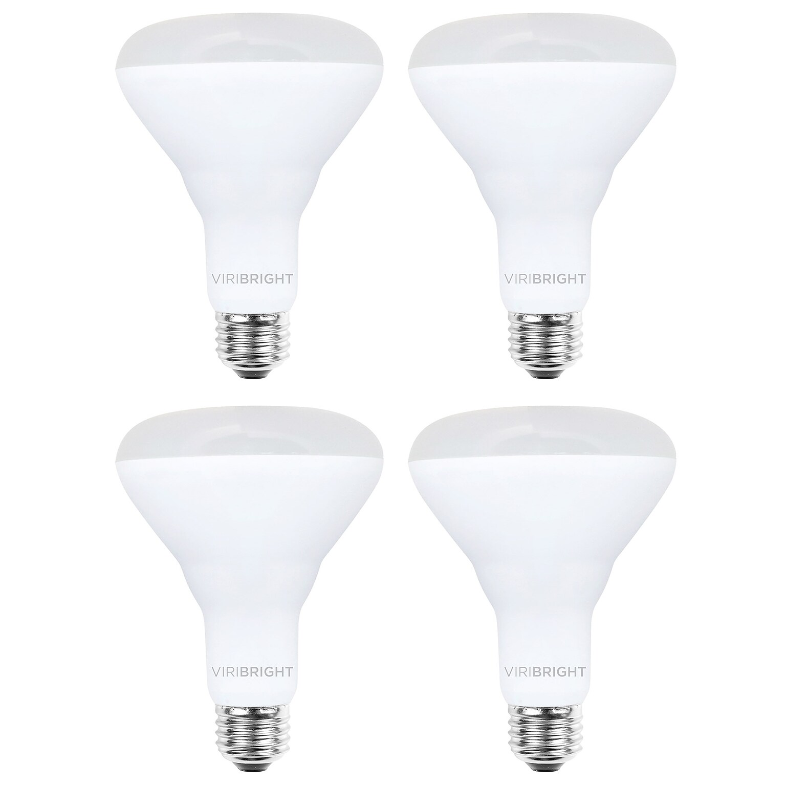 Viribright BR30 8.5 Watts Cool White LED Flood & Spot Bulb, 4/Pack (654695)