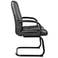 Boss Caressoft Leather Guest Chair, Black (B7909)