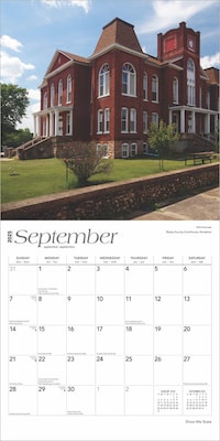 2025 BrownTrout Show Me State Missouri Places 12" x 12" Monthly Square Wall Calendar (9781975483012)