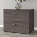 Bush Business Furniture Studio A 2-Drawer Lateral File Cabinet, Locking, Letter/Legal, Storm Gray, 3