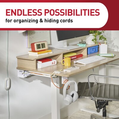 Command Power Strip Holder, White (17310-ES)