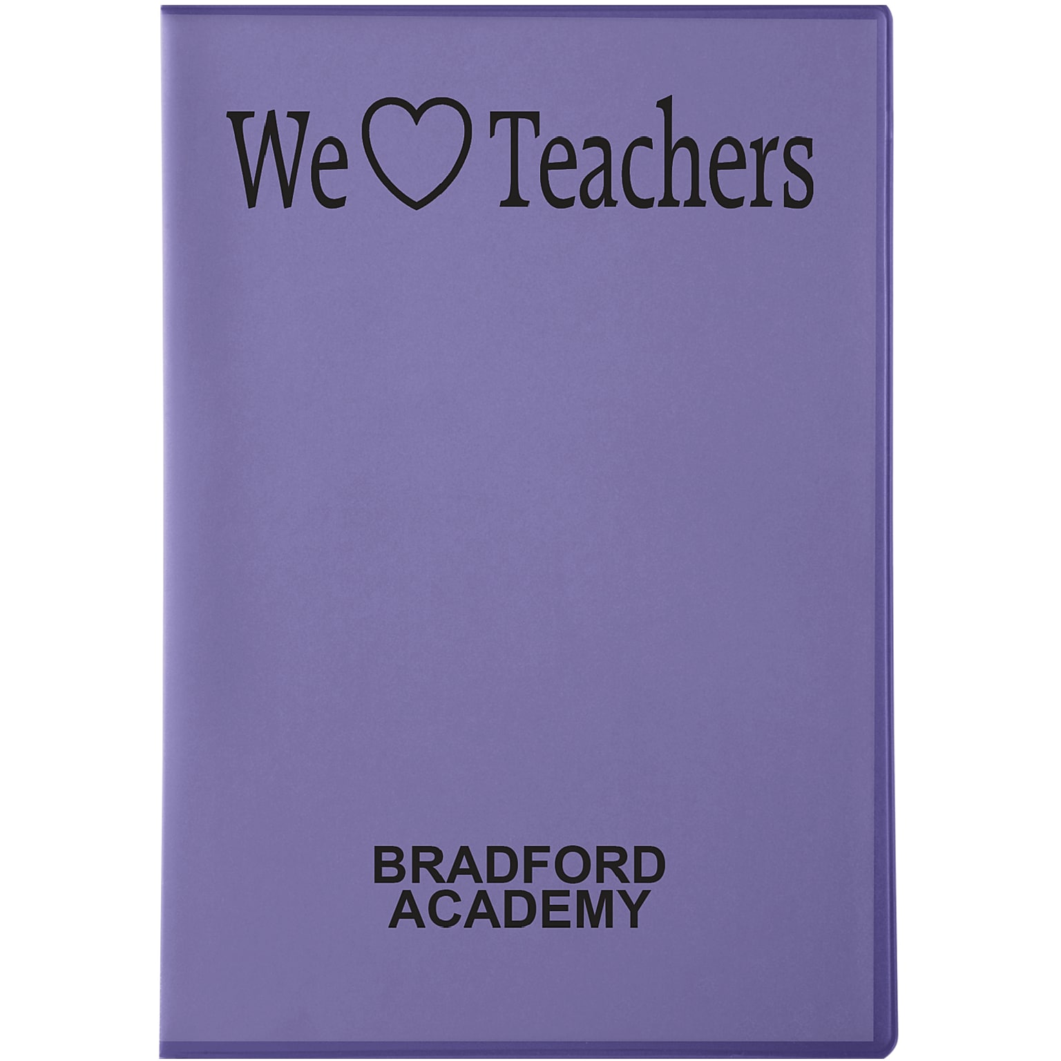 Custom Laureate Translucent Academic Desk Planner