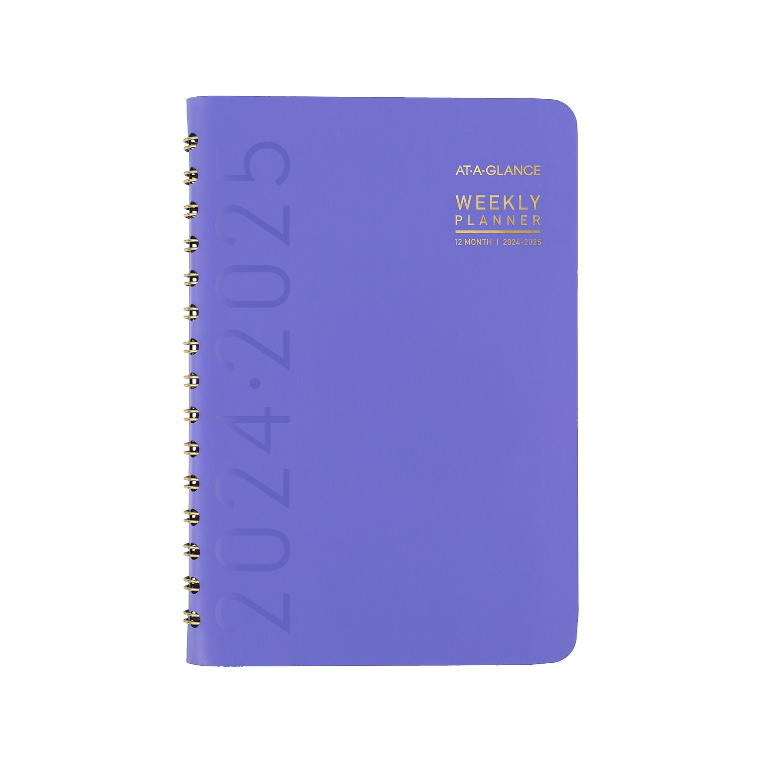 2024-2025 AT-A-GLANCE Contemporary 5 x 8 Academic Weekly & Monthly Planner, Purple (70-101X-18-25)