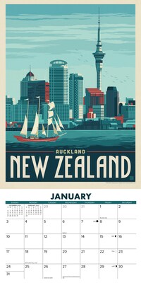 2027 Willow Creek World Travel 12" x 12" Monthly Wall Calendar, Assorted Colors (63064)