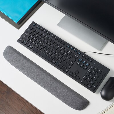 Staples TECH Gel Non-Skid Wrist Rest, Gray (53330)