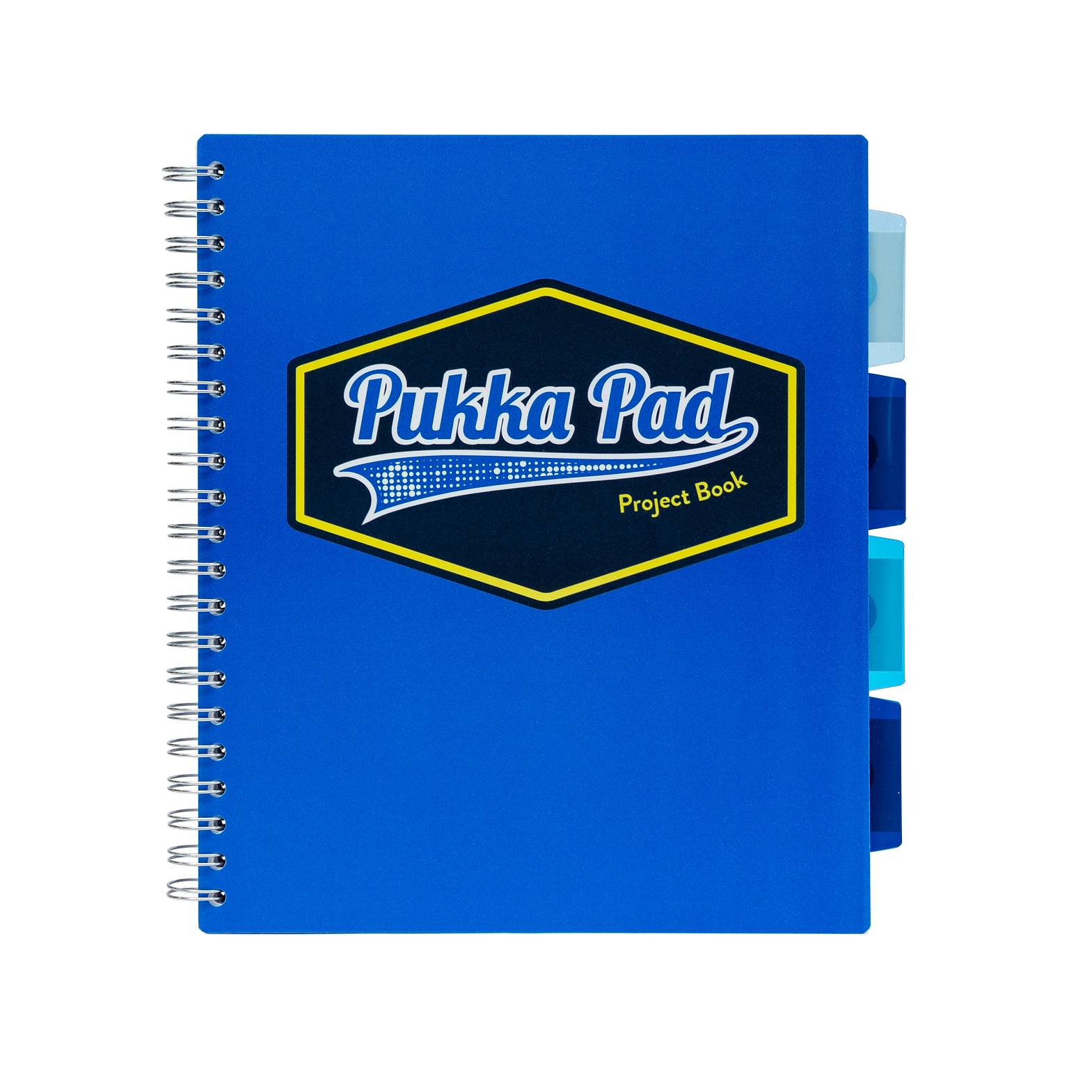 Pukka Pad Vision 5-Subject Notebooks, 8.5 x 11, Ruled, 100 Sheets, Bold Blue, 3/Pack (8866(BE)-VIS)