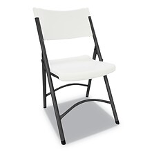 Alera® Resin Office Folding Chair, White, 4/Carton (ALEFR9302)