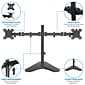 Mount-It! Dual Adjustable Monitor Arm, Up To 32", Black (MI-2781)