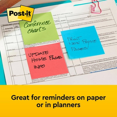 Post-it Pop-up Notes, 3" x 3", Poptimistic Collection, 100 Sheets/Pad, 18 Pads/Cabinet Pack (R330-18CTCP)