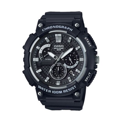 Casio Mens Classic Chronograph Analog Resin Watch