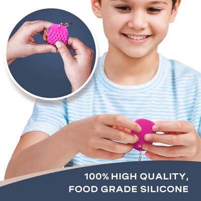 Hedgehog Technology LLC Fidget Keychain, Pink (HHG758524WTRKEY)