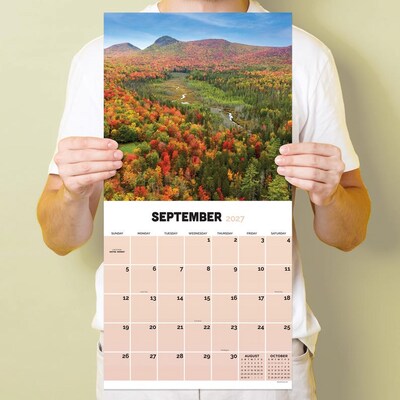 2027 TF Publishing Seasons 11" x 12" Monthly Wall Calendar, Multicolored (27-1059)