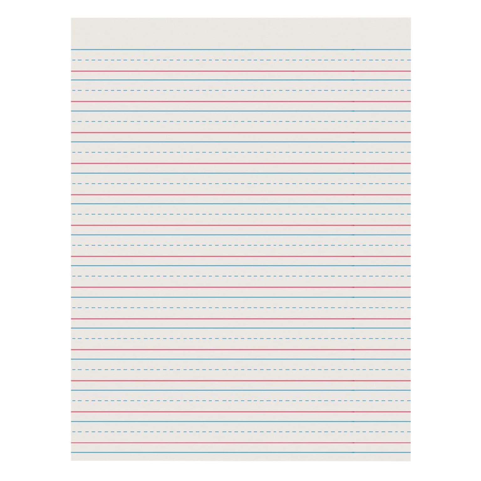 Pacon 8.5 x 11 Newsprint Handwriting Paper, 1/2 x 1/4 x 1/4 Ruled, 500 Sheets/Pack, 3 Packs (PAC2696-3)