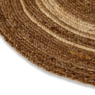 Flash Furniture Dana Collection Polyester 118" x 96" Rectangular Handmade Rug, Blue (RCRG19016810)