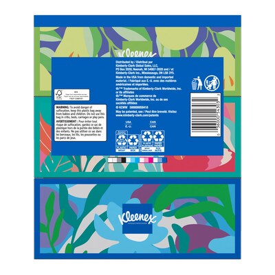 Kleenex Standard Facial Tissue, 2-Ply, 160 Sheets/Box, 3 Boxes/Pack (54303)