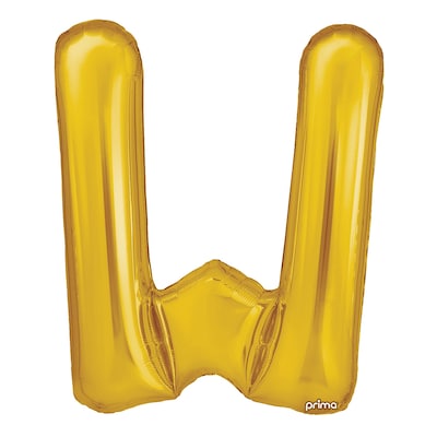 Party City (Air-Filled) 16 W Foil Balloon, Gold, 2/Pack (AM60050236-19)