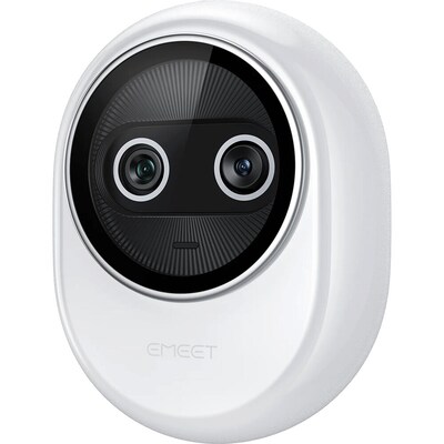 EMEET Piko+ HD 4K 8MP Webcam, Adjustable Mounted, White (EMDKWS-LD)