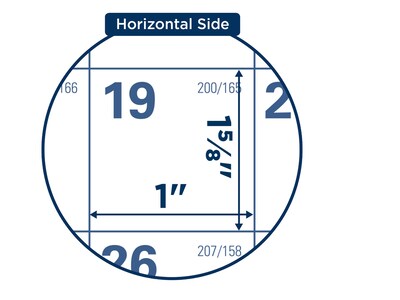 2023-2024 AT-A-GLANCE 48" x 32" Academic Yearly Wet-Erase Wall Calendar, Reversible, Red (PM36AP-28-24)
