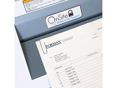 Formax OnSite 8304CC 7-Sheet Cross-Cut Deskside Shredder (FD 8304CC)