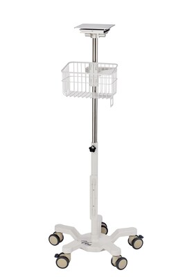 Viva Comfort Edan Elite V-Series Monitor Universal Vital Sign Mobile Stand with Mounting Plate, White (ADIME912-C-MP-07-MK)