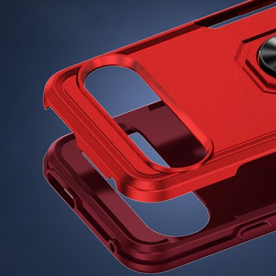 SaharaCase Raider Series Heavy-Duty Case for Google Pixel 9 and 9 Pro, Viper Red, (CP00604)